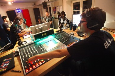 Das Studio von Radio Wein-Welle